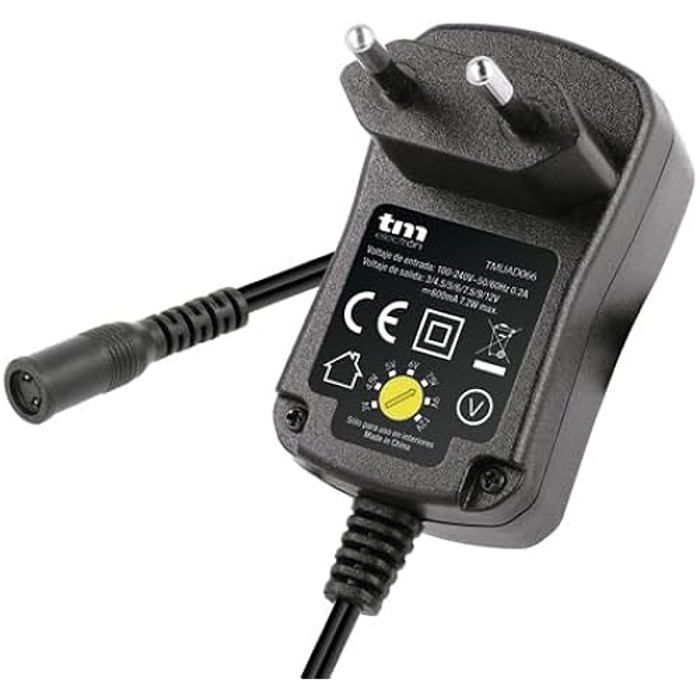 Bloc d'alimentation réglable TM Electron tmuad066 - Noir