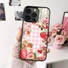 Pink Strawberry Cartoon S-Shortcake Phone Case For iPhone 16 15 14 13 12 11 Pro Xs Max Mini Plus Antislip Shockproof Hard Funda