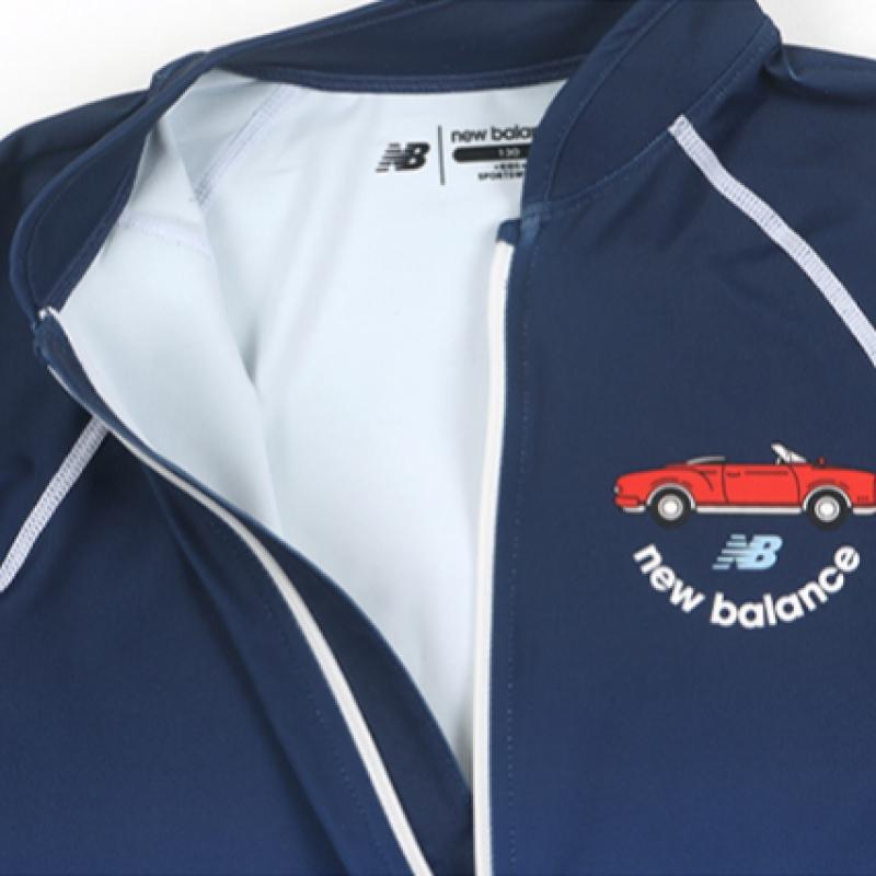 New Balance Kids Boys Rash Guard Setup  Navy