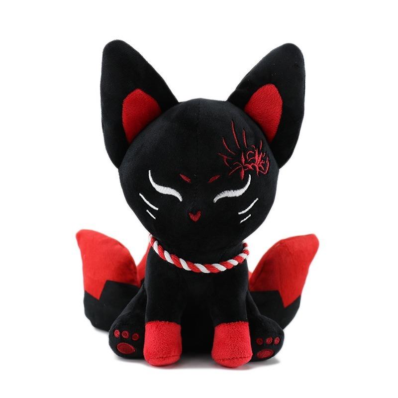 20cm Neues Niedliches Fuchs Plüschtier Die Andere Seite Fuchs Sitzendes Ornament Weiche Gefüllte Fuchs Plüschpuppe Maschinenpuppen Geschenk Heimdekoration 20cm
