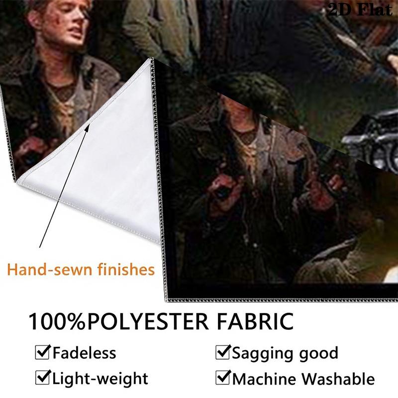 Supernatural Poster Wall Tapestry Aesthetic Wall Hanging Printed Fabric Blanket Decorative Tapestries for Bedroom Living Room Home Decor