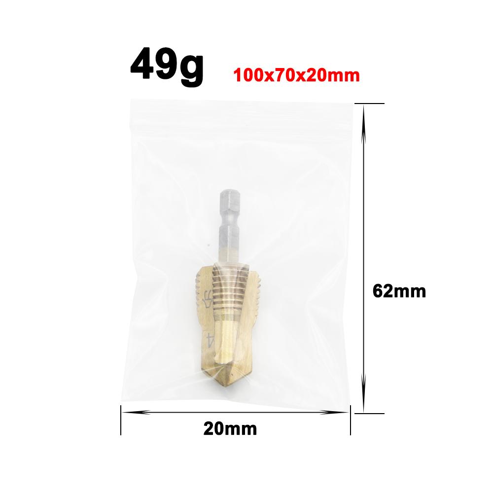 4/6 point hexagonal handle tapping lifting drill bit three blade step drilling water electrician PPR water pipe drilling tool
