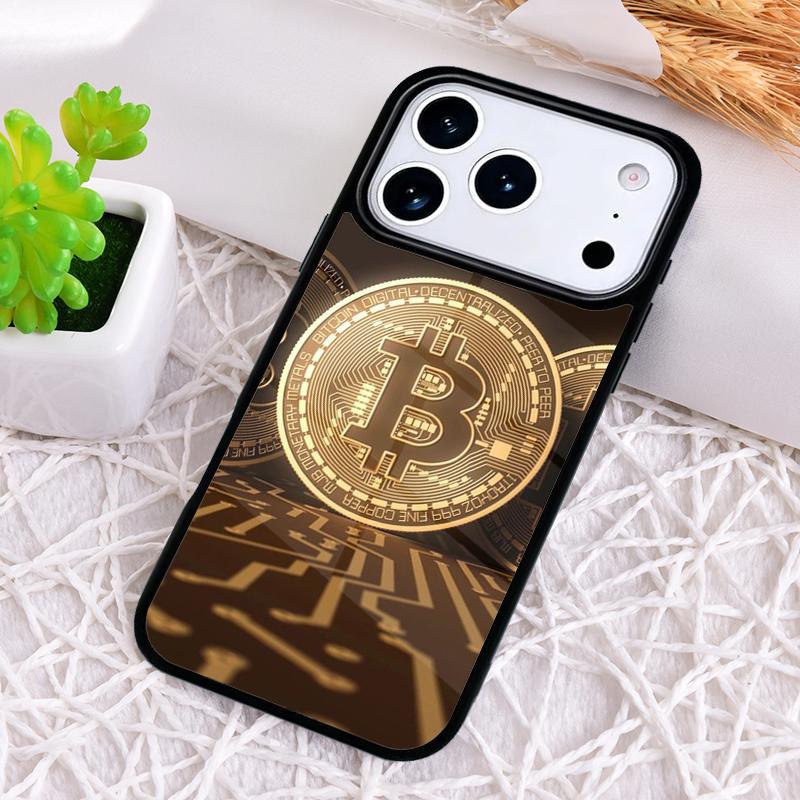Bitcoin BTC Phone Case for iPhone 17 Air 16 15 11 12 14 13 Pro Max Shockproof Cover