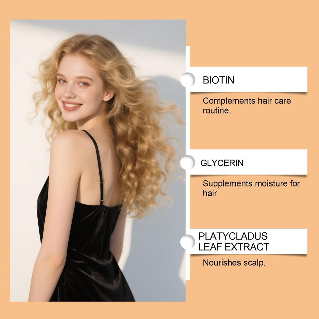 AMZ Scalp Hair Care Spray - Nourishing Scalp Moisturizing Care, Refreshing, Volumizing, Smooth Hair Care Moisturizing Spray