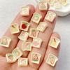50Pcs Cute Cartoon Strawberry, Watermelon, Radish Bread Flat Back Resin Scrapbooking DIY Jewelry Craft Decoration Accessorie