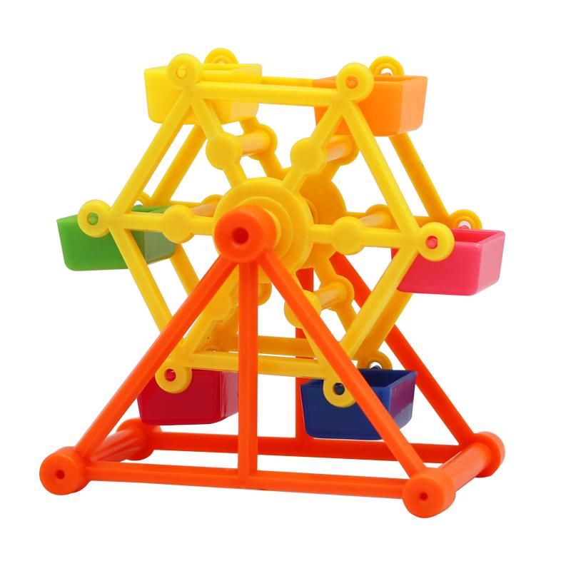 

Creative Bird Foraging Toys Parrot Feeder Rotate Training Toys Intelligence Growth Cage Colorful Pecking Windmill Toy 1pcs белый