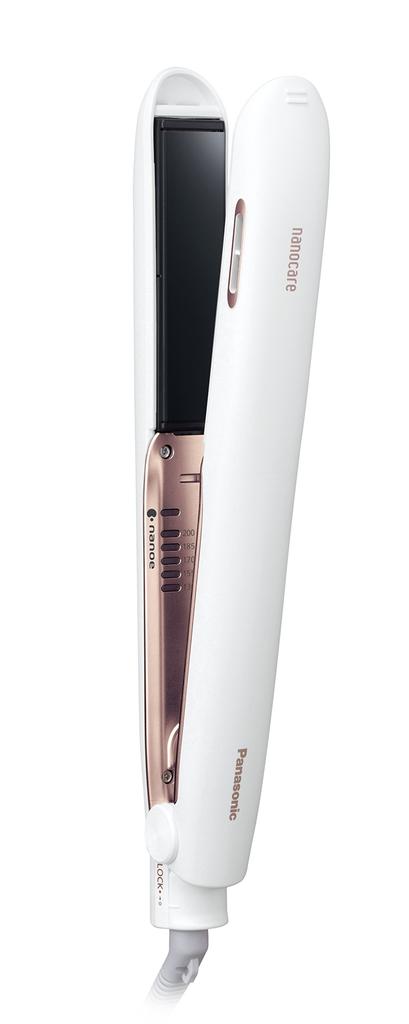 Panasonic Hair International Voltage White Straightener, NanoCare, Compatible, EH-HS9A-W