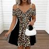 Ladies Sleeveless Strap Dress Plus Size Tropical Floral Printed Loose Seaside Sundress