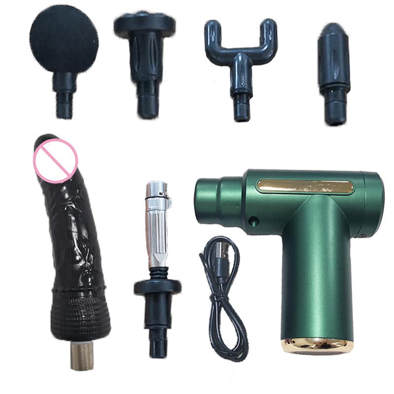 2in1 Penis Dildos Vibrators Gun Fascial Massager Adult Sexy Toysfor Woman G Spot Anal Clit Stimulator Sexy Accessories Sex Shop