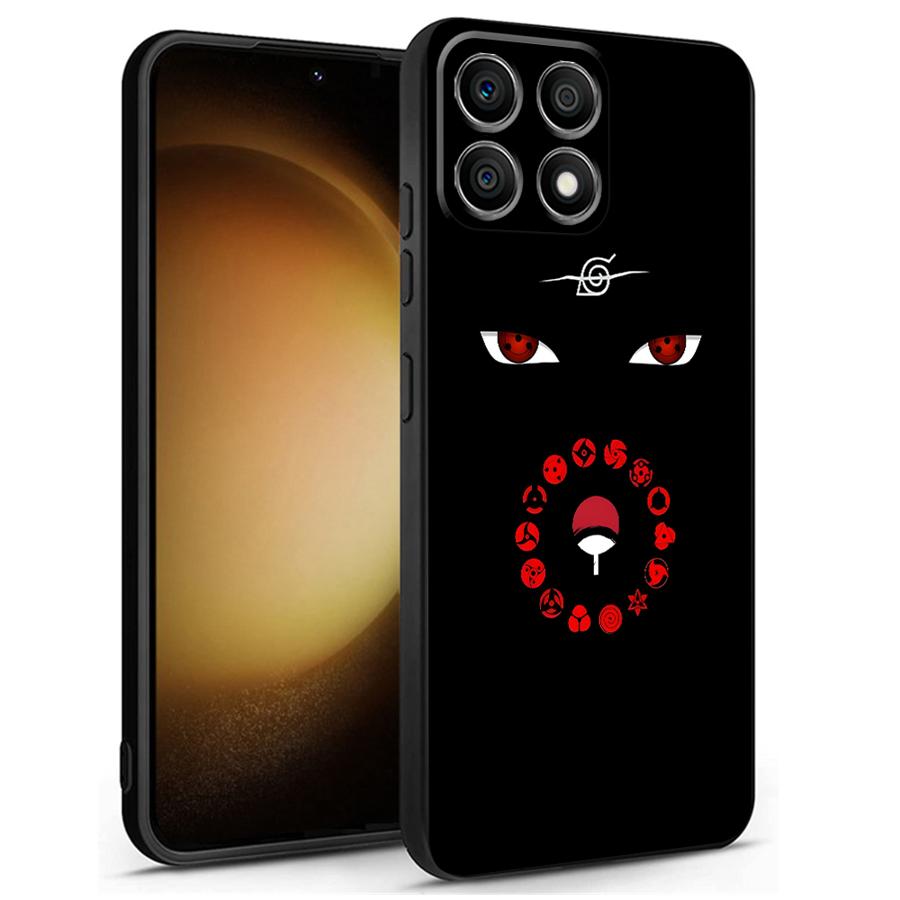 

Cool Uchiha Logo Black Soft Phone Cover Case for Honor X7 X9a X5b 90 70 8X Magic5Lite 200 400 Lite X6 X8 Honor X6a
