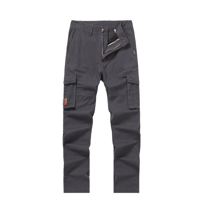 Men’s Pure Cotton Multi-Pocket Workwear Trousers - Spring/Autumn Style