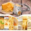 Rotary cheese grater, stainless steel handheld cheese cutter, slicer, hard chocolate, nuts, kitchen tools