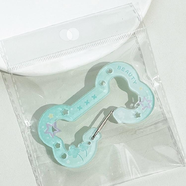 Künstlerischer Hohler Knochen Schlüsselanhänger für Mädchen Mode Schmuck Organizer Robustes Acrylmaterial Kundenspezifische Farboptionen