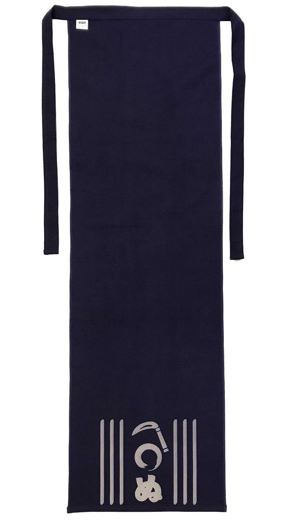 Edoten Etchu Fundoshi (Loincloth) - Made In Japan, 100% Cotton, Discharge-Dyed, Stylish Japanese Pattern, Men's, One Size Fits All, Navy Blue