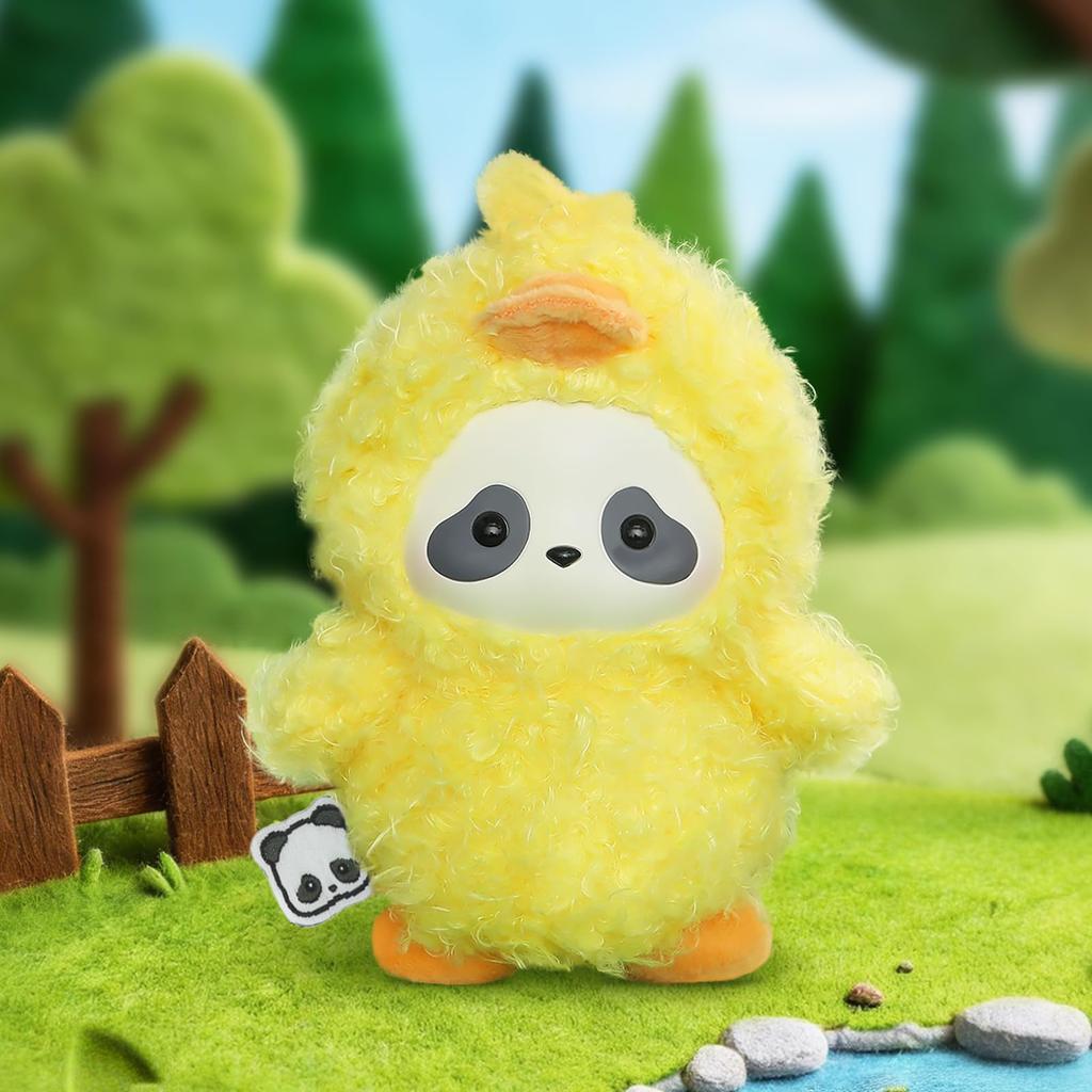 52TOYS BLINDBOX PandaRoll The Zoo In Hands Series Plush Toy Blind Box Figure Gachapon Collection Painted Perfect for and New Gifts Collectors,
