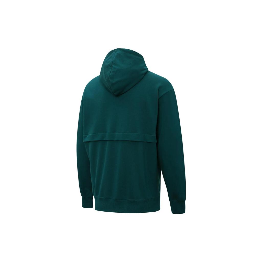 PUMA Sweatshirts Men's Green Hooded Moderate Regular (Unisex) Sweatshirts 537392 24