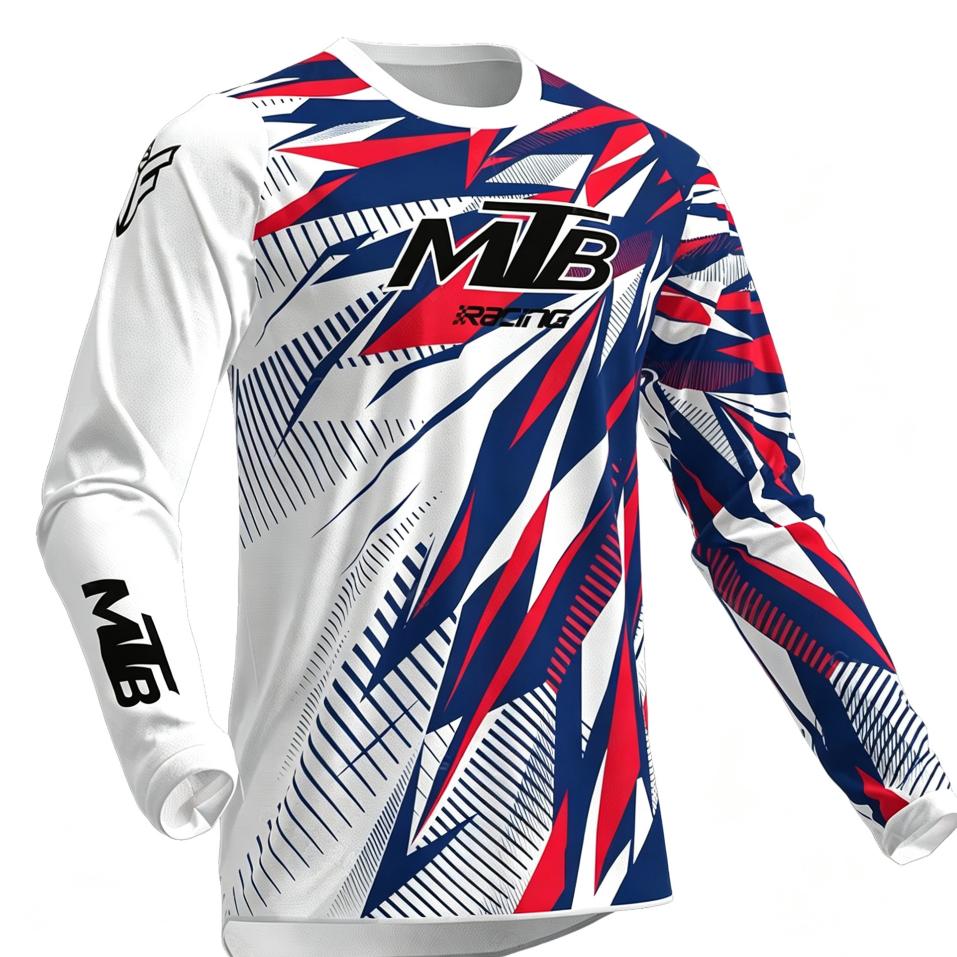 Autumn and Winter Men's Tie-Dye 3D Printed Crew Neck Long Sleeve T-Shirt
