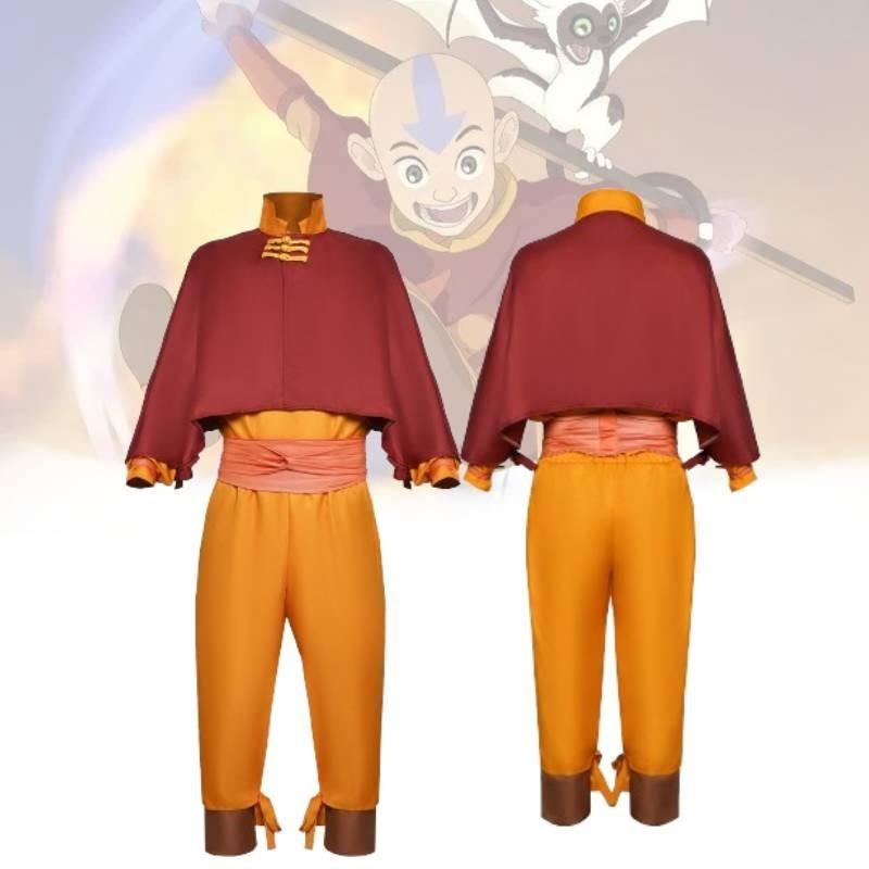 Stylish The Last Airbender Roleplay Costume With Soft Flexible Spandex Fabric