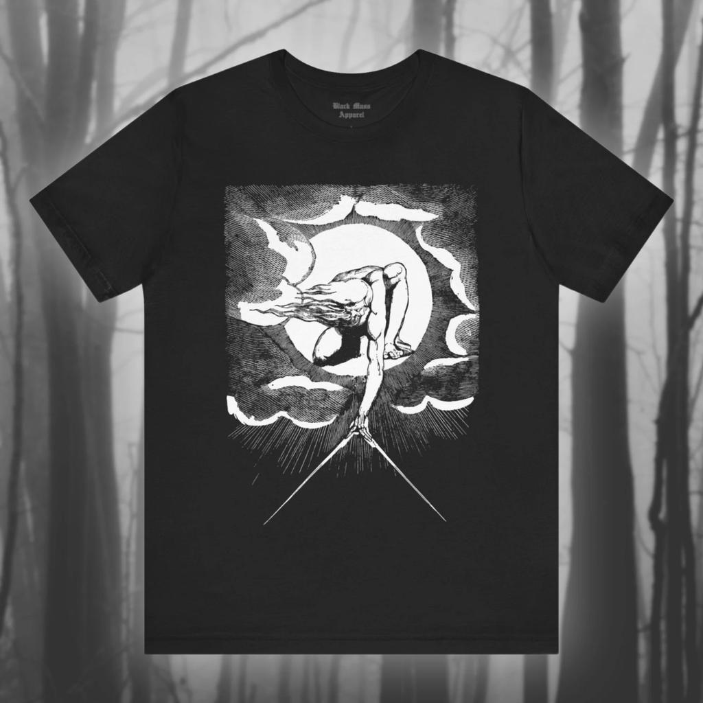 Ancient Days William Blake Shirt Poetry T-shirt Vintage Art Bookworm Gift Classic Literature Men's and Women's T-shirts