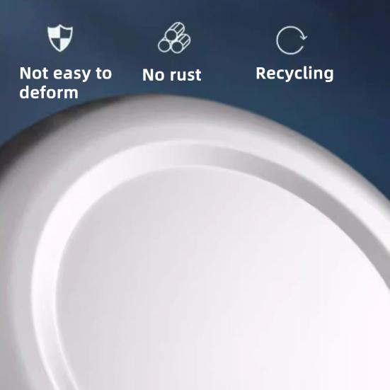 Matbeholdere i rustfritt stål Stabelbar matboks Lufttett kjøkkenorganisator