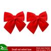 Red Bow Christmas Tree Ornaments & DIY Wreath Accessories