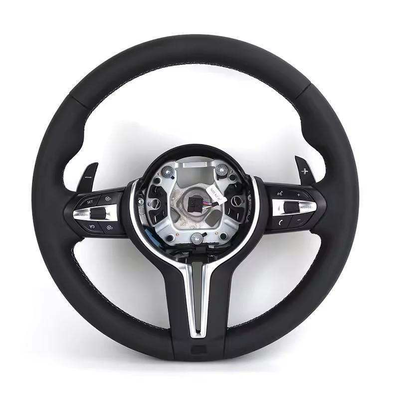 AAAPS1 F10 F11 F15 F16 F20 F30 F31 F32 F36 E70 E71 E84 E87 E90 M3 M4 Manual Automatic Leather Sport Interior Steering Wheel For BMW