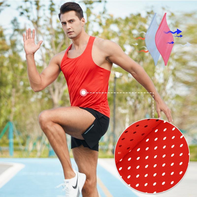 Men's Running Sports Track and Field Cross-country Training Lightweight Quick-dry Vest