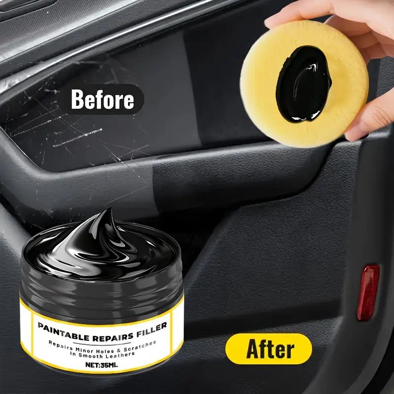 Car Maintenance Polish - Black glossy paste for tires,bumpers,mirrors and trim,fade-proof and oxidation-resistant,vehicle mainte