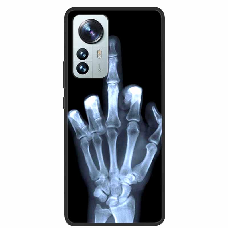 For Xiaomi 12T Pro Phone Case Cover Lion Wolf Black Soft Silicone Case For Xiaomi 12T Pro Back Cover Case 12 T 12TPro Funda Capa