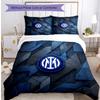 Set Biancheria da Letto 3 Pezzi con Stampa Pattern Borussia Dortmund Morbido Delicato sulla Pelle Lavabile Copripiumino e Federe Set Stagione Unica Camera da Letto