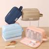Large Capacity Toiletry Bag 3-Layers Dry-wet Separation Cosmetic Organizer Bag Durable Portable Makeup Bag Travel