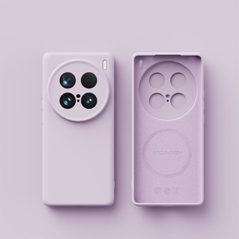 

Для беспроводной зарядки Magsafe Мягкий жидкий силиконовый чехол для телефона для Vivo X200 Pro Mini X200S X100S X100 Pro Ultra Магнитная крышка For Vivo X100 Ultra