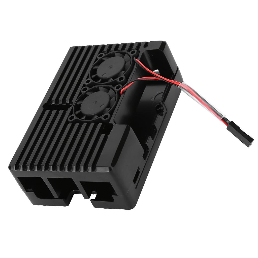 Case for Raspberry Pi 4 Cooling Shell Metal Box Aluminum Alloy Protective Enclosure with 2 Fan