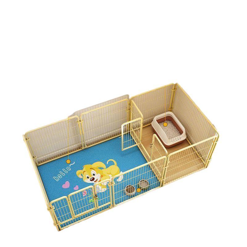 Indoor Dog Fence & Cage with Isolation Door for Medium & Large Dogs