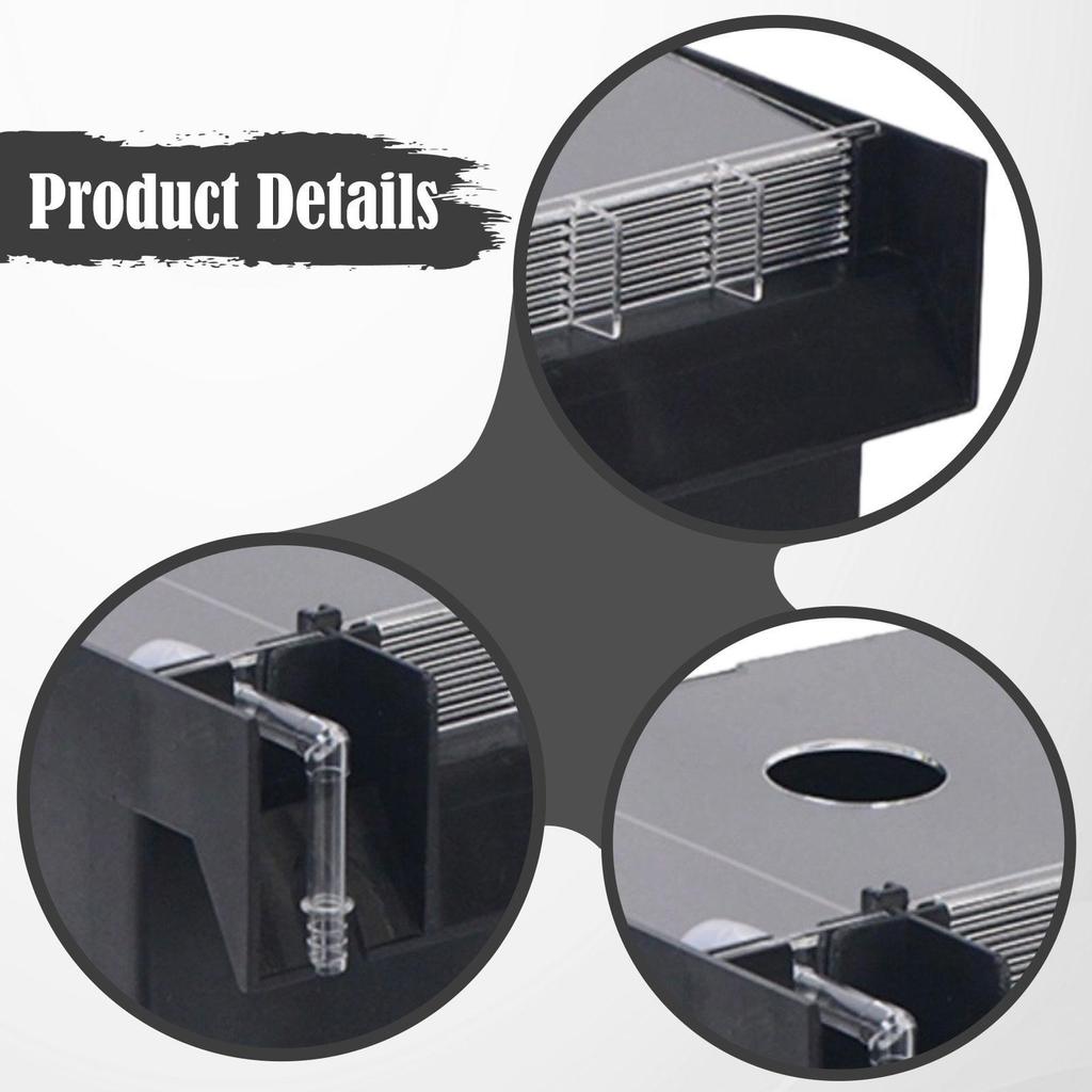 Multi Purpose Aquarium Breeder Box PC Material Fish Breeding Hatchery Incubator for Betta Clownfish Fish Tank