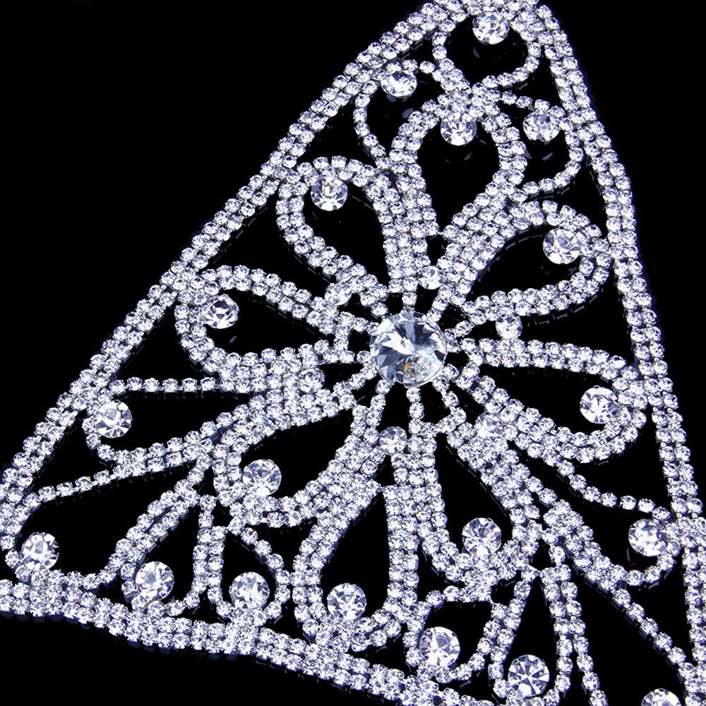 New Rhinestone Flower Bikini Body Chain - Sexy, Sparkling Diamond Nightclub Wear