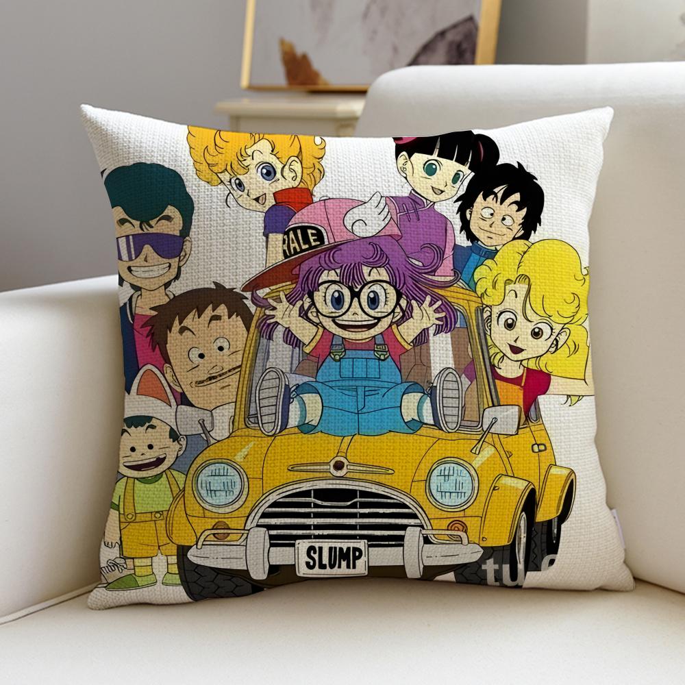 Wacky DDr SlumpS Cushion Cover Breathable and skinfriendly linen pillowcase square removable and washable cushion