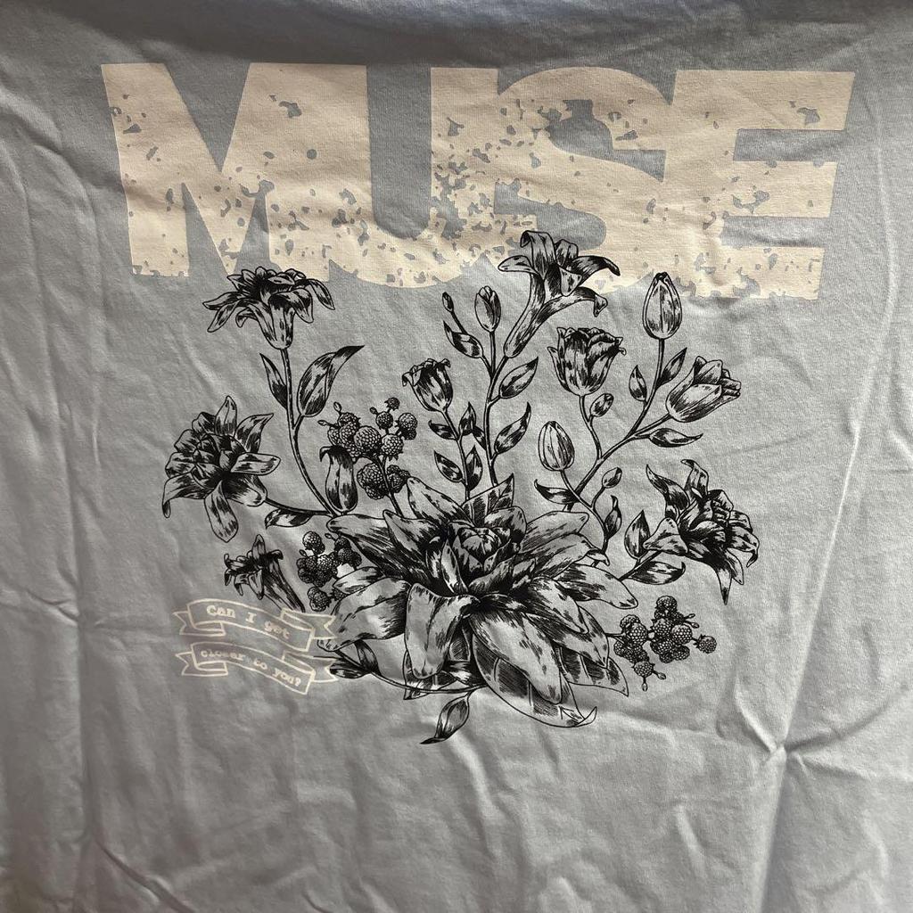 [USED] BTS Jimin MUSE Floral Print T-Shirt LB/XL