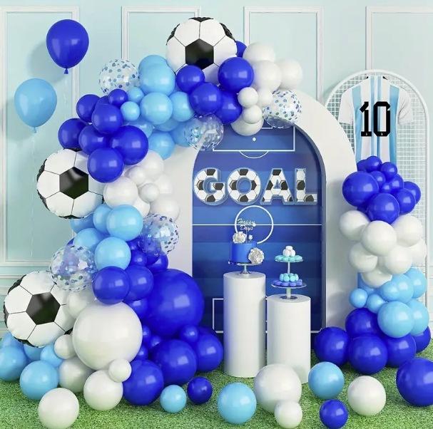 Football Themed Birthday Party Decoration Balloon Set