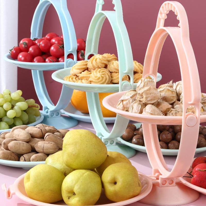Household Fruit Tray Plastic Living Room Modern Creative Melon Dried Fruits Coffee Table Snacks Candy Box Storage Basket