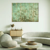 Canvas print, Bamboo Shoots On Pastel Background