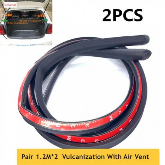 2PCS 1.2M*2 Car Door Rubber Seal Strip Filler Weatherstrip For Trunk Seal Strip