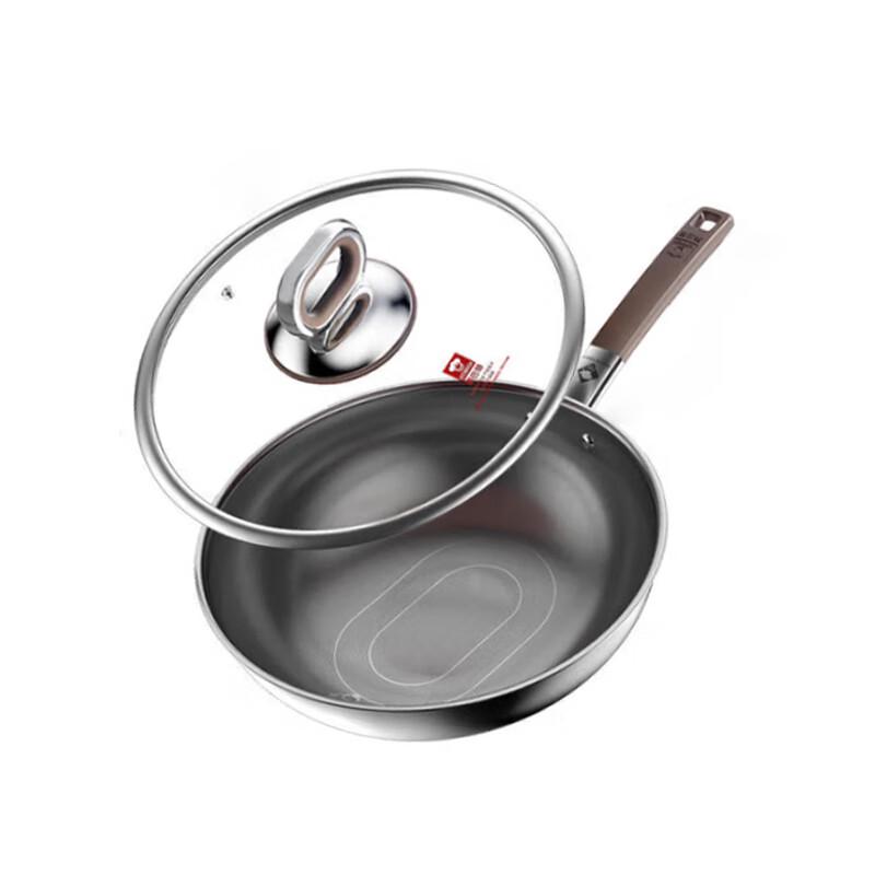 KBH 3rd Gen Titanium 316L Coating-Free Non-Stick Wok
