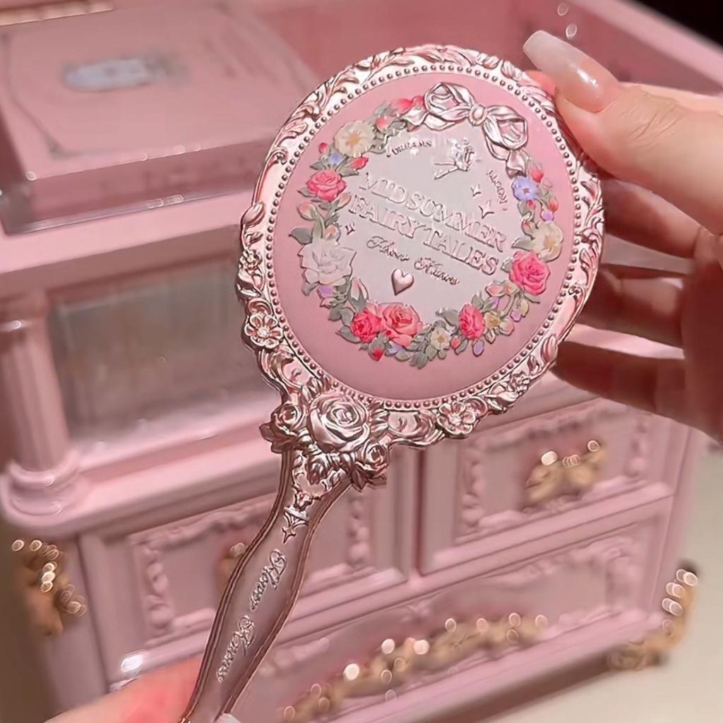 Flower Knows Brushes 9Th Anniversary Midsummer Fairytales Swan Ballet Series Hair Brushes Air Cushion Hair Comb Brush Holder