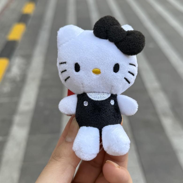 Plush Keychain With Heart Buckle For Bag Accessory And Kids Gift