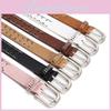 Fashion Solid Color Rivet Decoration Women Casual Wide Belt For Streetwear Fashion