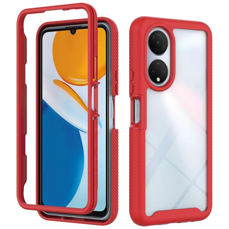 Funda de teléfono de TPU transparente a prueba de golpes con diseño de cielo estrellado para Honor X7