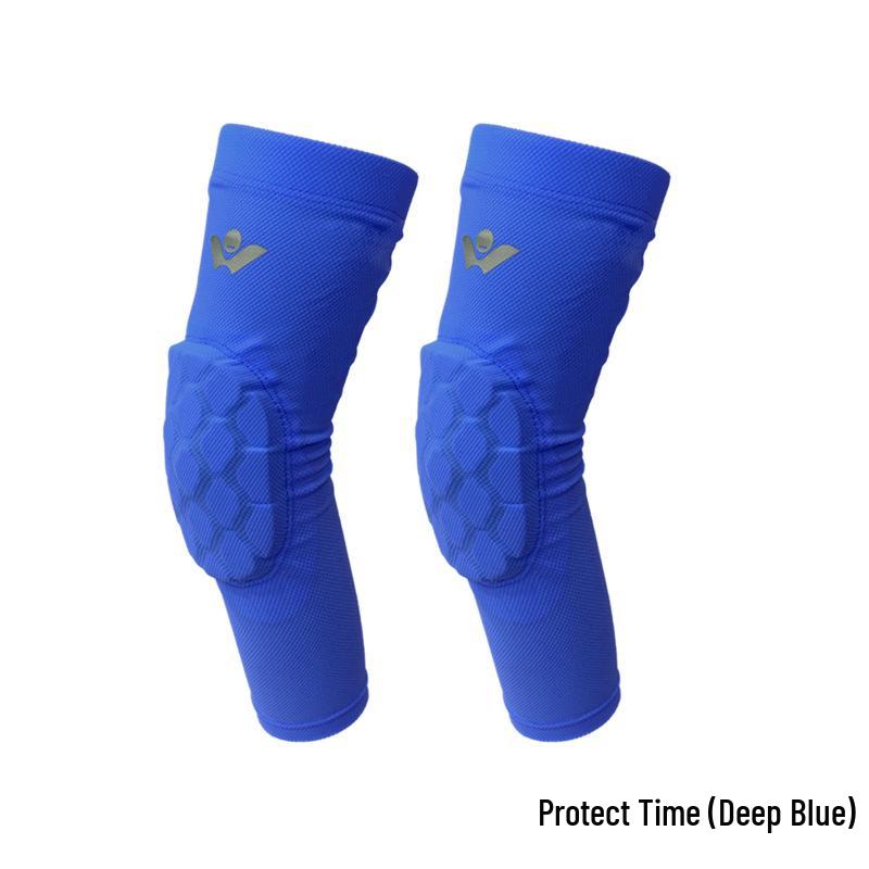

Молодежные спортивные сотовые налокотники и наколенники - Дышащие противоударные рукава для суставов для баскетбола, велоспорта и танцев. M Size [Single]