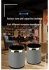 Fireproof Double-Layer Stainless Steel Trash Can for Hotels & Game Rooms