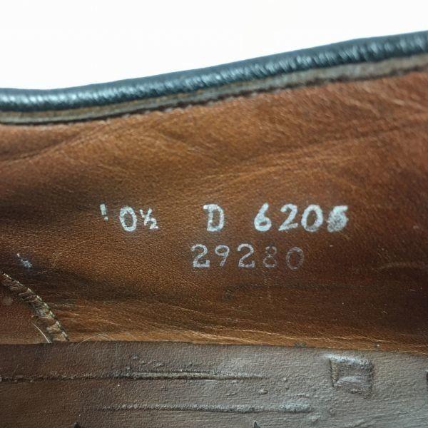 Allen Edmonds 80s Vintage McAllister Full Brogue Wingtip Shoes Black Size 10.5D / 28.0-28.5cm(USED)